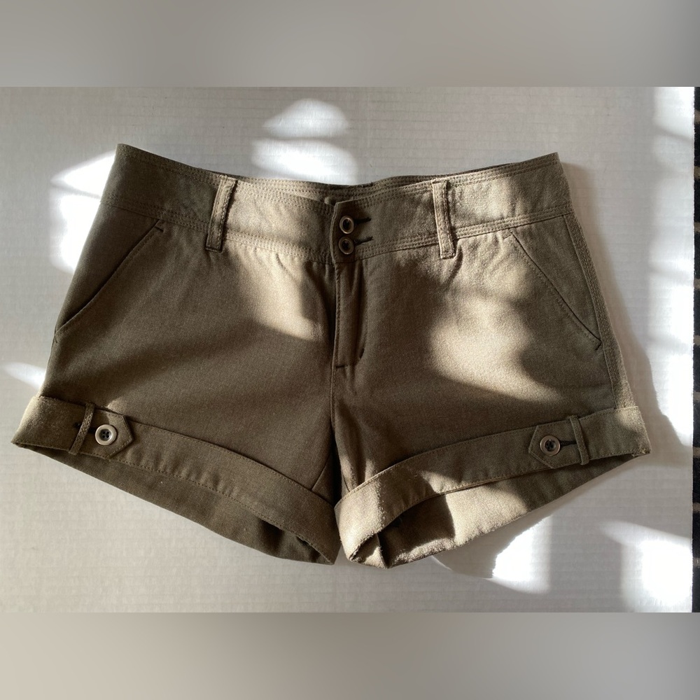 Free People vintage wool rayon lined short Shorts - Picture 12 of 15